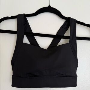 Black Women's Sports Bra